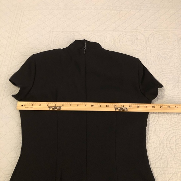 Vintage Cachet cheongsam style black dress. Size 6. - Picture 7 of 9